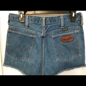 Vintage wrangler cutoffs